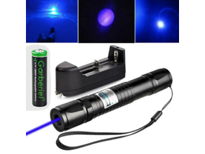 Adjustable Focus/Zoom Blue Purple Laser Pointer Pen Lazer 900 Miles Beam Torch 