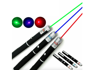 3 Packs 900Mile Strong Laser Pointer Pen Green Blue Red Light Visible Beam Lazer