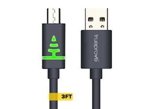 3FT USB A 2.0 to Micro USB Charger and Sync Cable 50 Pack for Barnes & Noble Nook Nook Color HD HD+ Simple Touch Nook Tablet 7 10.1 Harper Grove Micro USB Cable 
