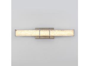 Riviera Brushed Nickel Integrated LED Vanity Light Riviera Brushed Nickel Integrated LED Vanity Light