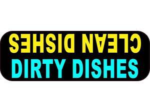 StickerTalk Clean Dishes Dirty Dishes Magnet, 3 inches by 1 inch StickerTalk Clean Dishes Dirty Dishes Magnet, 3 inches by 1 inch