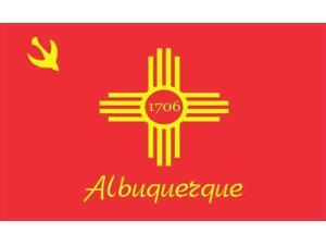 StickerTalk Albuquerque New Mexico Flag Magnet, 5 inches by 3 inches StickerTalk Albuquerque New Mexico Flag Magnet, 5 inches by 3 inches
