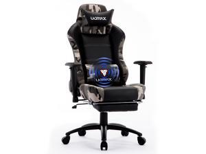UOMAX Gaming Chair Reclining Rocking Office Chair for Computer, Racing Style Office Chair Recliner with Footrest and Massage Lumbar Support, PU Leather E-Sports Game Seat for Gamer(Camo) UOMAX Gaming Chair Reclining Rocking Office Chair for Computer, Racing Style Office Chair Recliner with Footrest and Massage Lumbar Support, PU Leather E-Sports Game Seat for Gamer(Camo)