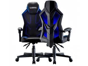 UOMAX Gaming Chairs, Ergonomic Computer Chair for Gamer, Reclining Racing Chair with LED Lights, Armrests and Lumbar Cushion(Blue) UOMAX Gaming Chairs, Ergonomic Computer Chair for Gamer, Reclining Racing Chair with LED Lights, Armrests and Lumbar Cushion(Blue)