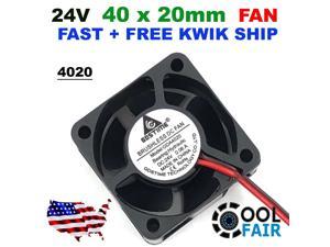 24V 40mm X 20mm New Case Fan DC Computer Cooling 2pin Sleeve Brg 4020