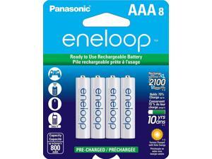 Eneloop AAA 8 Pack Rechargeable Batteries up to 2100x, BK-4MCCA8BA Eneloop AAA 8 Pack Rechargeable Batteries up to 2100x, BK-4MCCA8BA