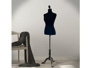 Dress Form Female Mannequin Torso Dressmaker Stand Display w/ Base Black Dress Form Female Mannequin Torso Dressmaker Stand Display w/ Base Black