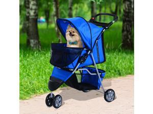 Dog Pet Cat Travel Carrier 3 Wheels Folding 3 Wheels Blue Dog Pet Cat Travel Carrier 3 Wheels Folding 3 Wheels Blue