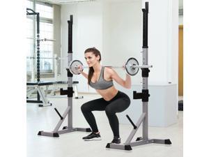 Barbell Stand Rack Squat Rack Adjustable Fitness Gym Family Barbell Stand Rack Squat Rack Adjustable Fitness Gym Family