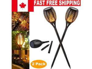 2x Flame Solar Torch Light Waterproof Flickering Dancing Garden Lantern Lamp CA 2x Flame Solar Torch Light Waterproof Flickering Dancing Garden Lantern Lamp CA
