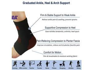 Ankle Brace Support Achilles Tendon Wrap Sleeve Socks Arch Pain Remover Sprain Ankle Brace Support Achilles Tendon Wrap Sleeve Socks Arch Pain Remover Sprain