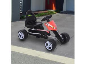Durable Pedal Go Kart Racing Style Children Ride on Car Red Durable Pedal Go Kart Racing Style Children Ride on Car Red