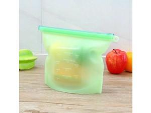 2x Silicone Food Storage Bags Leakproof Zip Seal Stand Reusable Set Pouch Fresh 2x Silicone Food Storage Bags Leakproof Zip Seal Stand Reusable Set Pouch Fresh