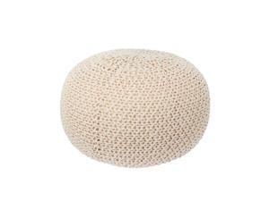 Knit Floor Pouf Round Footstool, Round Pouf Ottoman, Pouffe Seat - ™ Knit Floor Pouf Round Footstool, Round Pouf Ottoman, Pouffe Seat - ™