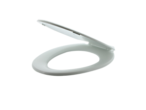 AquaPlumb CTS380W Elongated Plastic Toilet Seat with Cover Lid, White AquaPlumb CTS380W Elongated Plastic Toilet Seat with Cover Lid, White