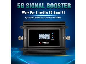 5G Signal Booster For T-mobile 600Mhz Band 71 5G Repeater Amplifier Smart LCD With Full Kit For Home/Office/Apartment 5G Signal Booster For T-mobile 600Mhz Band 71 5G Repeater Amplifier Smart LCD With Full Kit For Home/Office/Apartment
