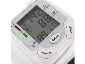 Blood Pressure Monitor Wrist Adjustable Wrist Cuff Digital Home Blood Pressure Meter Accurately Detects Blood Pressure Heart Rate and Irregular Heartbeat, Large LCD Display (White) Blood Pressure Monitor Wrist Adjustable Wrist Cuff Digital Home Blood Pressure Meter Accurately Detects Blood Pressure Heart Rate and Irregular Heartbeat, Large LCD Display (White)