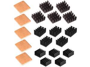 2# Gold JOYKK Pure Copper Heatsink and Thermally Conductive Adhesive Thin Groove for Notebook Radiator
