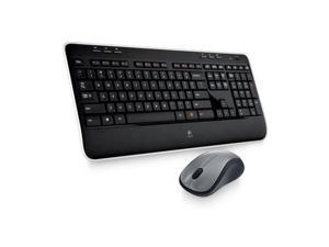 New :Logitech MK520 Wireless Keyboard and Mouse Combo — Keyboard and Mouse, Long Battery Life, Secure 2.4GHz Connectivity -- a stylish and streamlined keyboard and ambidextrous mouse