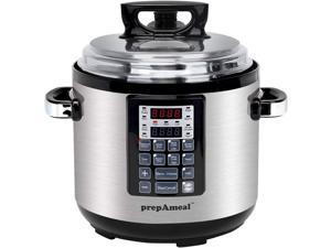 6QT 8 IN 1 Pressure Cooker MultiUse Programmable Instant Cooker Pressure Pot with Slow Cooker, Rice Cooker, Steamer, Sauté, Yogurt, Warmer