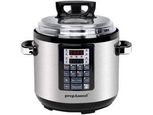 6QT 8 IN 1 Pressure Cooker MultiUse Programmable Instant Cooker Pressure Pot with Slow Cooker, Rice Cooker, Steamer, Sauté, Yogurt, Warmer