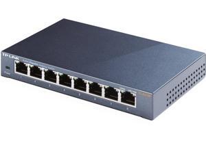 Ethernet Hub, TP-Link 8 Port Gigabit Ethernet Network Switch | Ethernet Splitter | Sturdy Metal w/ Shielded Ports | Plug-and-Play | Traffic Optimization | 8 x 10/100/1000 Mbps Gigabit auto-negotiation Ethernet Hub, TP-Link 8 Port Gigabit Ethernet Network Switch | Ethernet Splitter | Sturdy Metal w/ Shielded Ports | Plug-and-Play | Traffic Optimization | 8 x 10/100/1000 Mbps Gigabit auto-negotiation