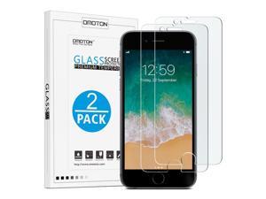 2 Pack Screen Protector, 9H Hardness HD Tempered Glass Screen Protector for Apple iPhone 8 Plus/iPhone 7 Plus (5.5 inch), 2 Pack,Easy installation,2.5D Rounded Edges - 2 Pack Screen Protector
