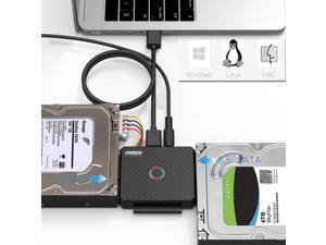 SATA/IDE to USB 3.0 Adapter, Hard Drive Adapter Cable Converter for Universal 2.5/3.5 Inch IDE and SATA External HDD SSD, 5.25-Inch DVD-ROM/CD-ROM/CD-RW/DVD-RW/DVD+RW, Support 16TB SATA/IDE to USB 3.0 Adapter, Hard Drive Adapter Cable Converter for Universal 2.5/3.5 Inch IDE and SATA External HDD SSD, 5.25-Inch DVD-ROM/CD-ROM/CD-RW/DVD-RW/DVD+RW, Support 16TB