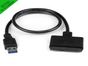 Black Hard drive Adapter Dock, USB 3.0 to SATA Adapter ,USB 3.0 to 2.5" SATA III Hard Drive Adapter Cable, Support UASP function- SATA to USB 3.0 Converter up to 6Gps for SSD/HDD, plug and play - Black Hard drive Adapter Dock, USB 3.0 to SATA Adapter ,USB 3.0 to 2.5" SATA III Hard Drive Adapter Cable, Support UASP function- SATA to USB 3.0 Converter up to 6Gps for SSD/HDD, plug and play -