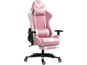 Cougar Armor One Eva (Pink) Gaming Chair with Breathable Premium PVC  Leather and Body-embracing High Back Design