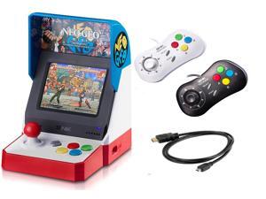 NEOGEO Mini Pro Player Pack Bundle - USA Version - Includes 2 Game Pads (1 Black & 1 White) and HDMI Cable NEOGEO Mini Pro Player Pack Bundle - USA Version - Includes 2 Game Pads (1 Black & 1 White) and HDMI Cable