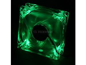 8025 GDT Green Red Bule Four color LED PC Computer Case Brushless Cooling Fan 80mm 8080x25mm 8025S DC 12V 4Pin Cooler