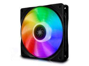 DEEPCOOL CF120 120mm Addressable RGB Fan 5V 3PIN RGB interface Computer Case CPU Cooling fans quiet for 3pin ADD-RGB Headers