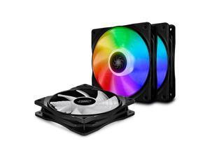 DEEPCOOL 3 in 1 CF120 120mm Addressable 5V/3PIN RGB Fan quiet Computer Case Cooling fans Cooler Replace fan With controller