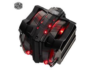 Cooler Master V8 GTS CPU Cooler 8 Heatpipes Double 140mm LED Fan PC Radiator For 2066 1156 AM4 AM3 3 Tower Quiet CPU cooling