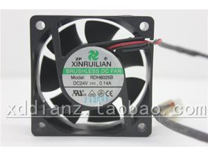 for XFAN BRUSHLESS DC Fan RDH6025B 24V 0.14A Inverter Cooling Fan
