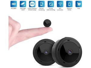 Spy Camera Wireless Hidden Mini WiFi Camera 1080P HD Smallest Security Cameras for Home Car Office with Wide Angle Video Recorder Night Vision Loop Recording APP Support W10