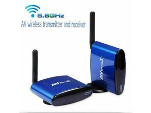 5.8GHz Wireless AV TV Audio Video Sender Transmitter Receiver IR Remote for IPTV DVD STB DVR 200M PAT-535