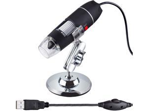 LED Digital Microscope 50X to 500X 2MP USB Magnifier 8 LED Magnification Endoscope Camera Magnifier PC Video Camera with Adjustable Stand and 8-LED Light - Compatible with Windows, Mac and Android LED Digital Microscope 50X to 500X 2MP USB Magnifier 8 LED Magnification Endoscope Camera Magnifier PC Video Camera with Adjustable Stand and 8-LED Light - Compatible with Windows, Mac and Android