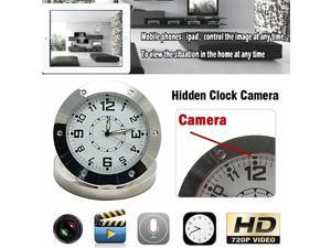 MINI Table Clock Spy Alarm Clock 720P DVR Video Recorder Cam & Motion Detection