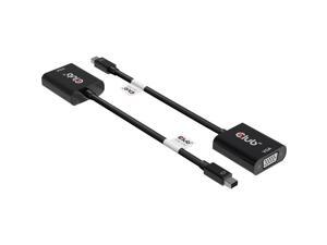 Club 3D MiniDisplayPort to VGA Black Active Adapter M/F CAC-2113 Club 3D MiniDisplayPort to VGA Black Active Adapter M/F CAC-2113