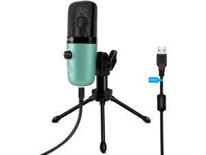 Chatting FDUCE Professional Studio PC Mic with Tripod for Gaming USB Plug&Play Computer Microphone Podcast Pink YouTube on Mac & Windows Streaming 