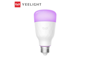 YEELIGHT Smart WiFi LED RGB Bulb, A19, Multi Color, Dimmable, 60W Equivalent, Works with Amazon Alexa and Google Assistant YEELIGHT Smart WiFi LED RGB Bulb, A19, Multi Color, Dimmable, 60W Equivalent, Works with Amazon Alexa and Google Assistant