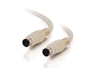 C2G 02692 PS/2 M/M Keyboard/Mouse Cable, Beige (6 Feet, 1.82 Meters)