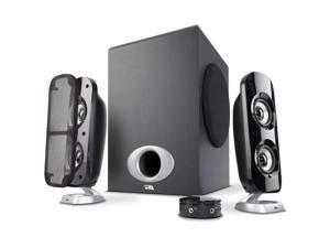 Cyber Acoustics High Power 2.1 Subwoofer Speaker System with 80W of Power – Perfect for Gaming, Movies, Music, and Multimedia Sound Solutions (CA-3810)