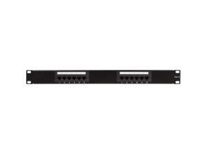 Buyer's Point 12 Port Cat6 RJ45 Patch Panel Rackmount or Wallmount with Punch Down Tool and Cable Management System , Server, Compatible with Cat 3/4/5/5e/6