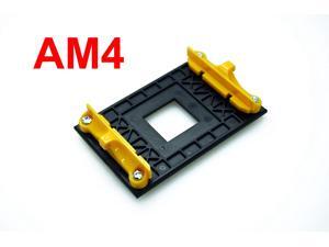 AM4 CPU Cooling Fan Bracket Cooler Heatsink Holder Retention Bracket for AM4 (for AM4's Heat Sink Cooling Fan Mounting Clip-ON Type only) AM4 CPU Cooling Fan Bracket Cooler Heatsink Holder Retention Bracket for AM4 (for AM4's Heat Sink Cooling Fan Mounting Clip-ON Type only)
