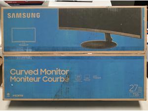 Samsung - T55 Series C27T550FDN 27" 1000R Curved Monitor - Dark Gray Samsung - T55 Series C27T550FDN 27" 1000R Curved Monitor - Dark Gray