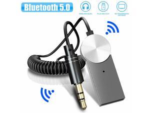 USB Bluetooth 5.0 Receiver 3.5mm AUX Car Stereo Wireless  Audio Adapter Cable