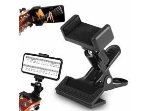 Guitar Headstock Music Mobile Phone Holder Bracket Stand Cell Phone Clip Clamp Guitar Headstock Music Mobile Phone Holder Bracket Stand Cell Phone Clip Clamp
